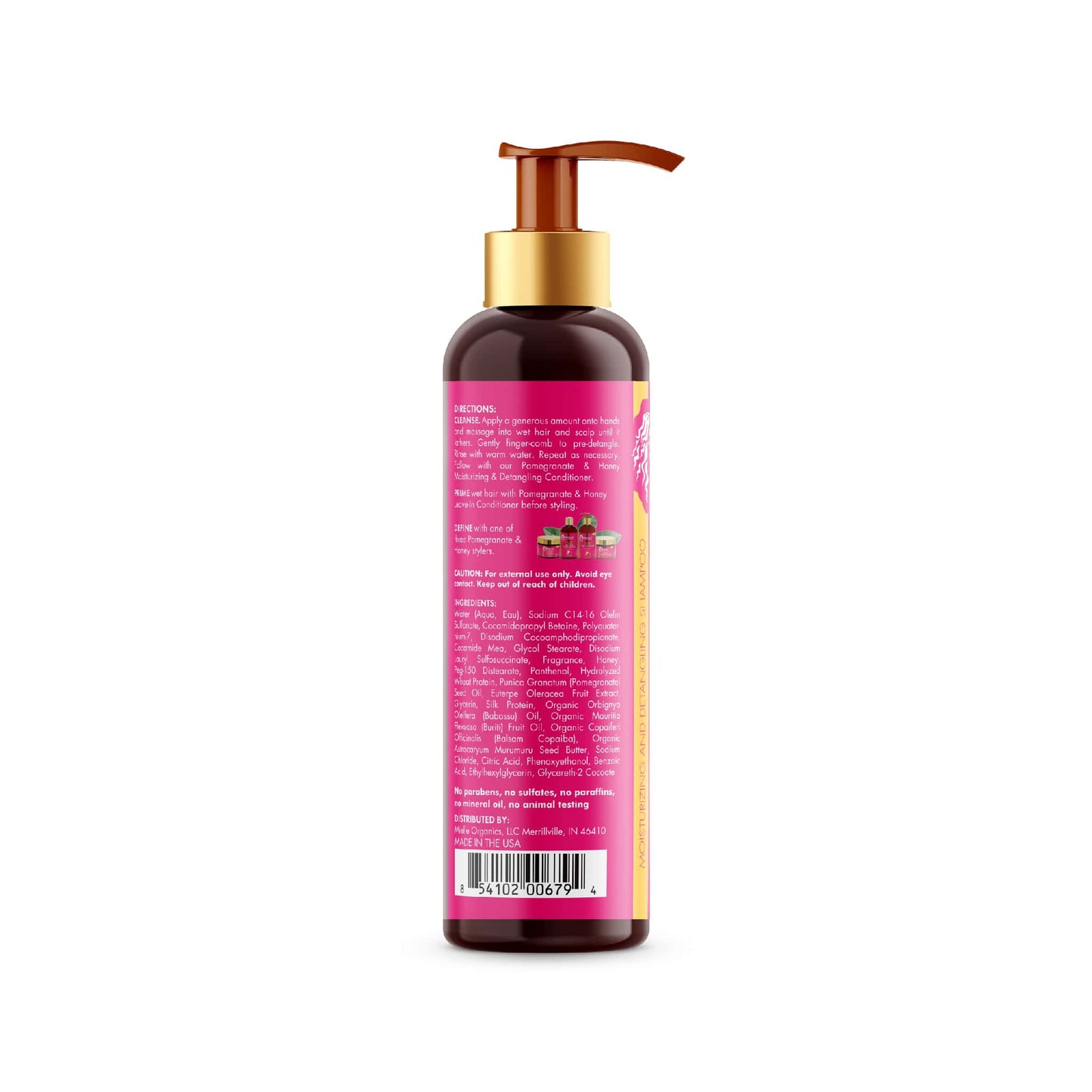 MyCurls.gr - PMielle Pomegranate & Honey Shampoo