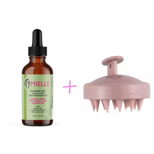 Combo Deal - Rosemary Mint Oil 59ml + Scalp Massager
