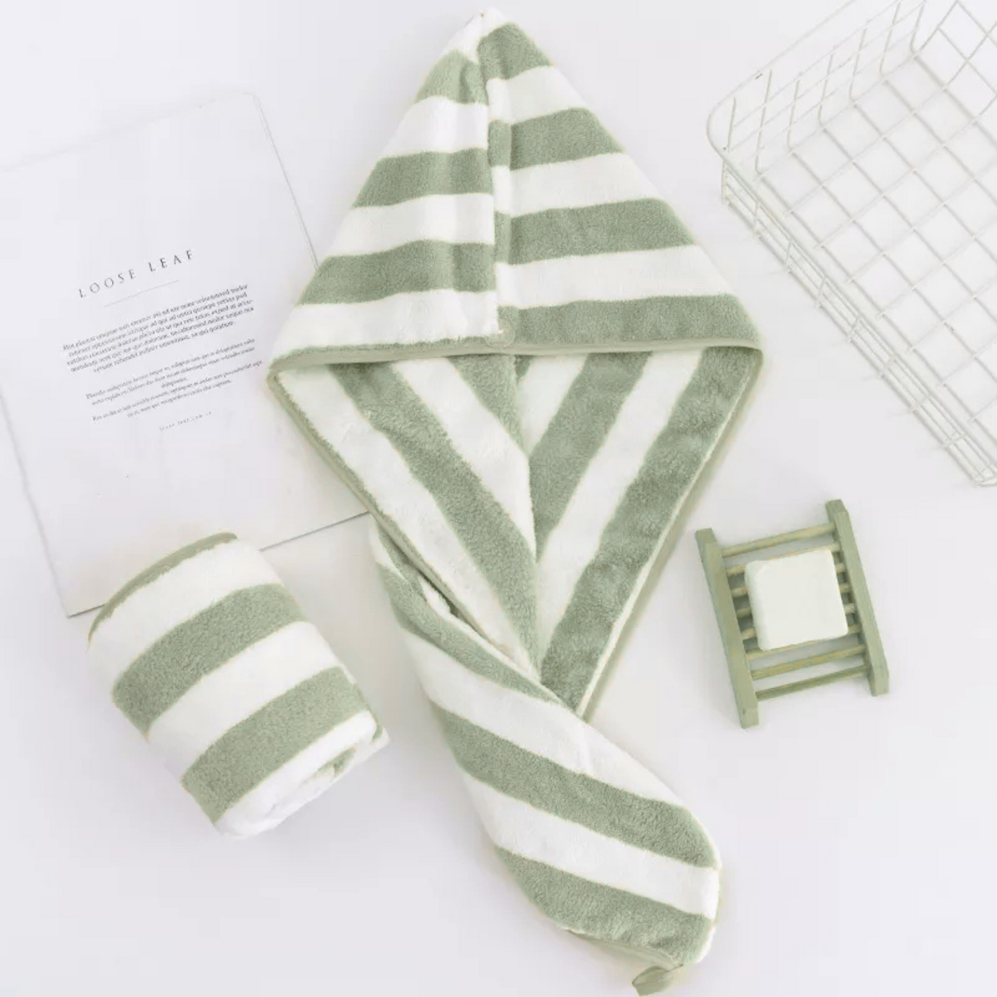 Microfiber Πετσέτα για μαλλιά.