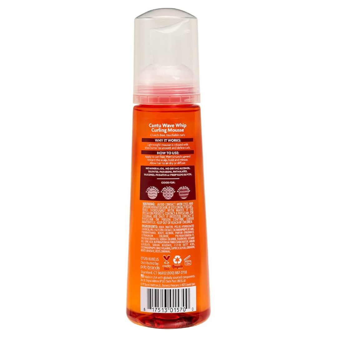 Cantu Shea Butter για Σγουρά Μαλλιά Wave Whip Curling Mousse 248ml