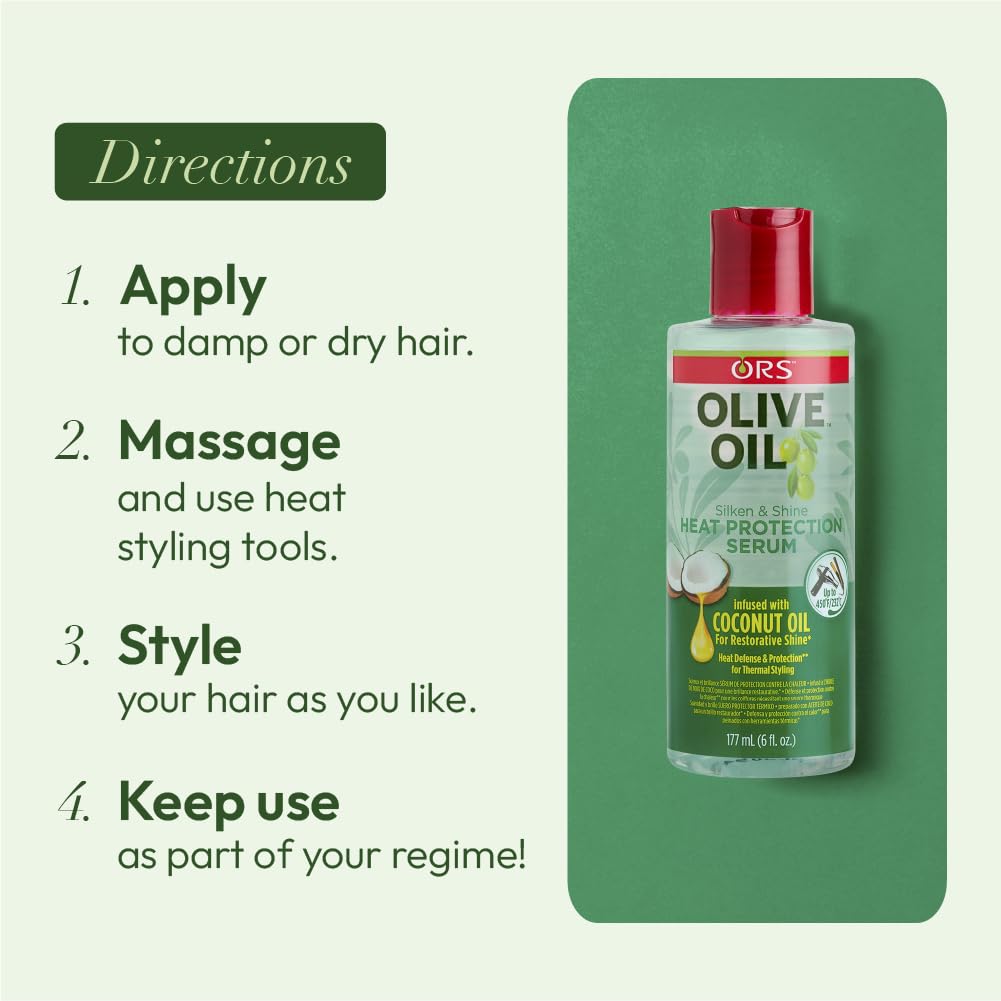 ORS Olive Oil Silk Shine Heat Protection Serum 177ml