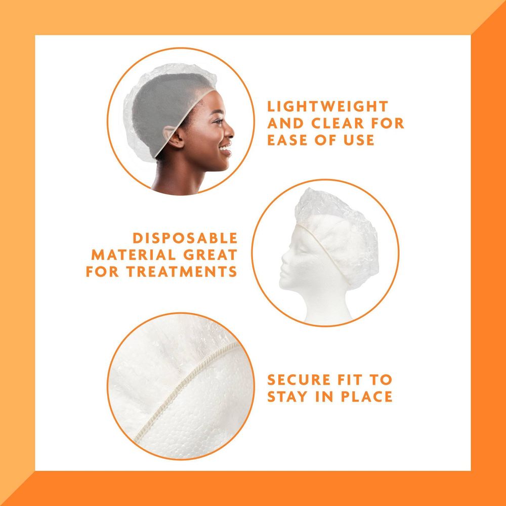 Cantu Jumbo Disposable Conditioning Caps - Σακουλάκια μαλλιών για θεραπείες 20τεμ
