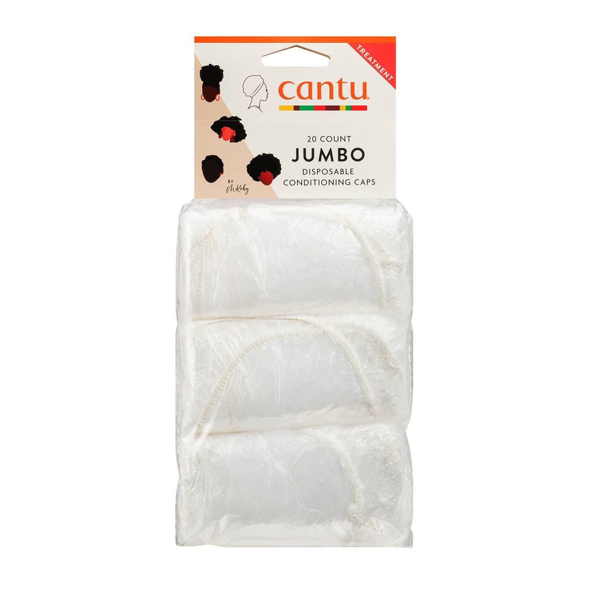 Cantu Jumbo Disposable Conditioning Caps - Σκουφάκια μαλλιών για θεραπείες 20τεμ