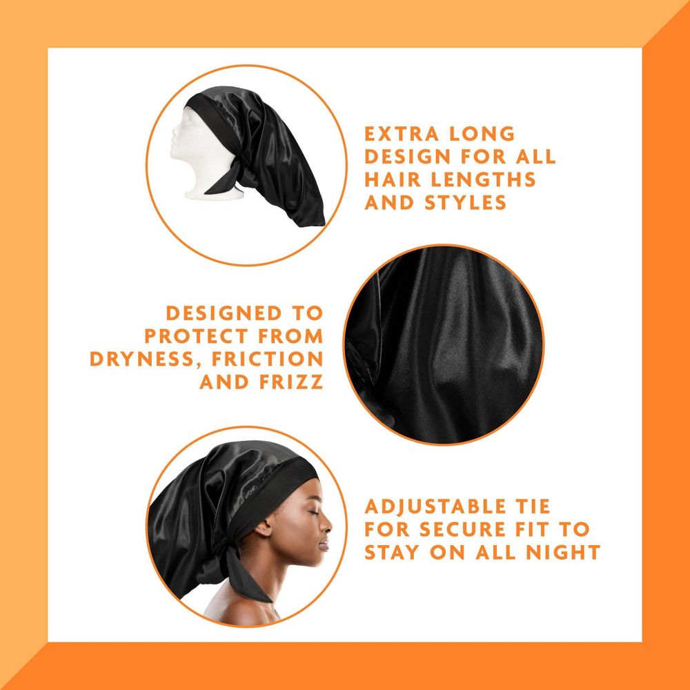 Cantu XL Braid Sleep Saten Bonnet