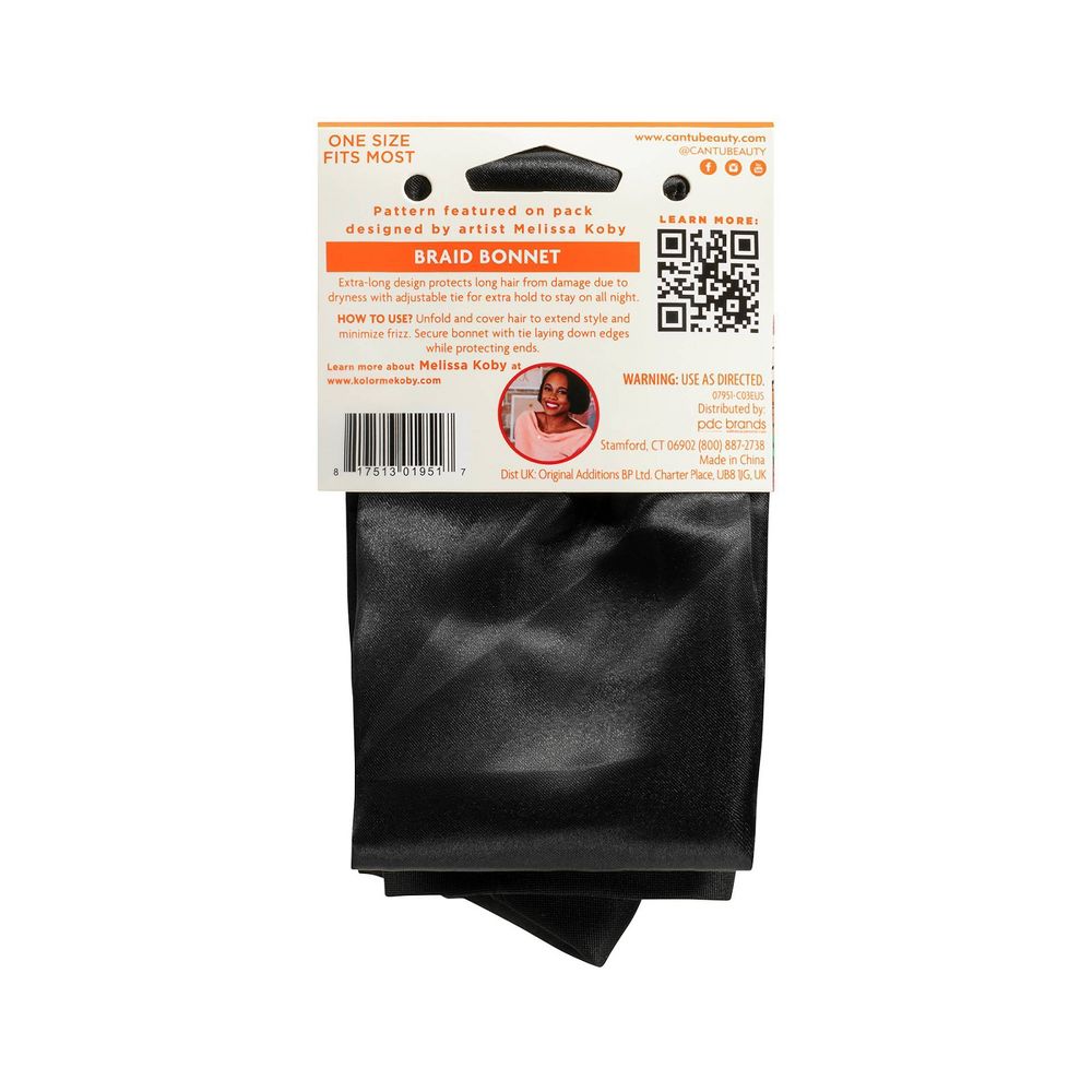 Cantu XL Braid Sleep Saten Bonnet