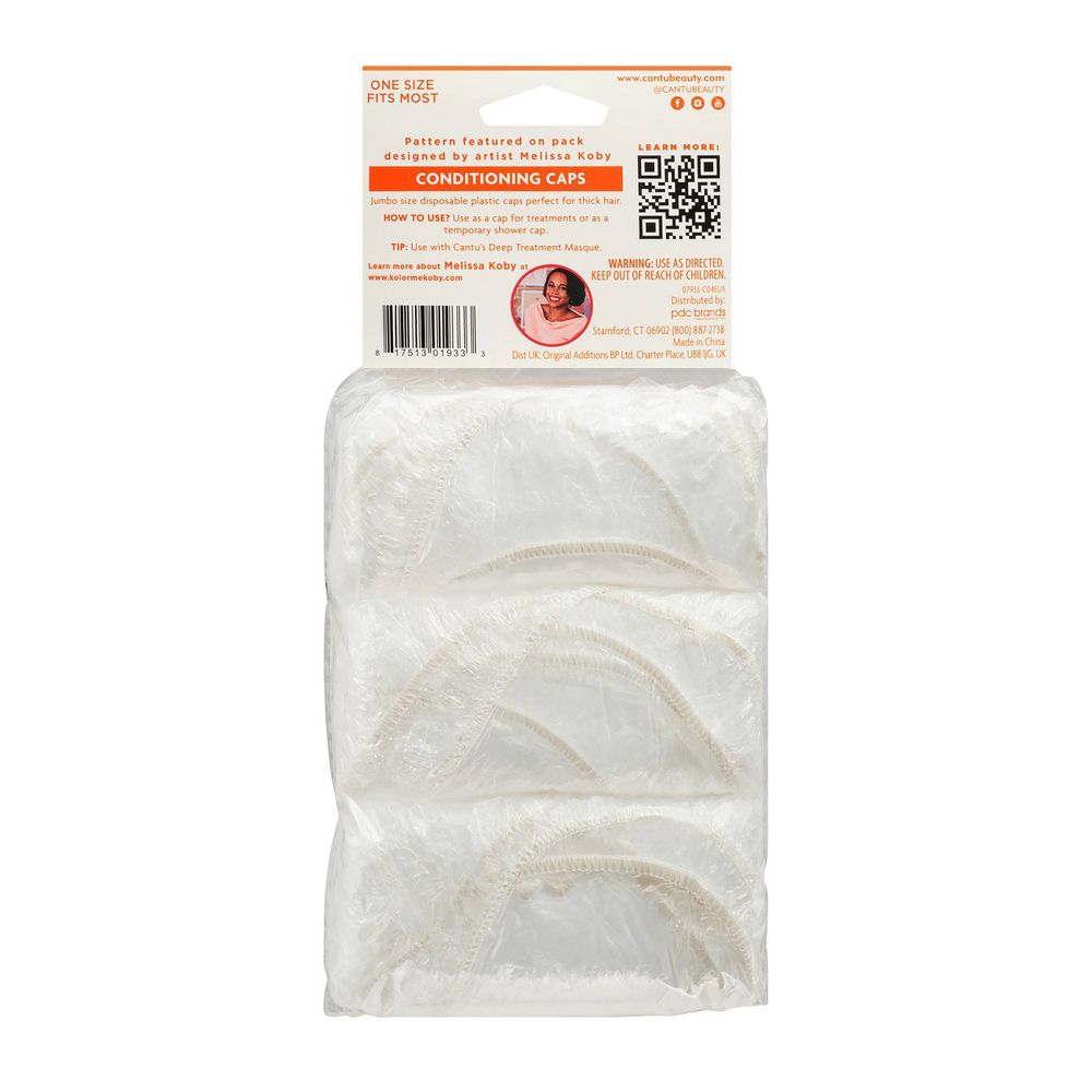 Cantu Jumbo Disposable Conditioning Caps - Σακουλάκια μαλλιών για θεραπείες 20τεμ