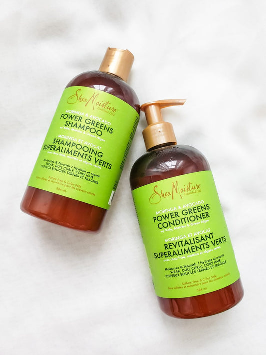 Shea Moisture Moringa & Avocado Power Greens Shampoo – 384ml