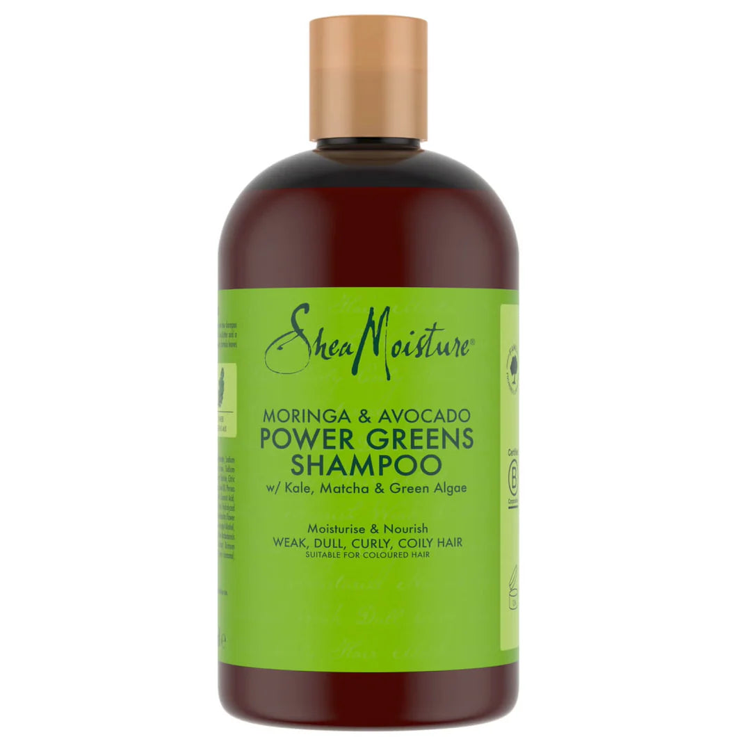 Shea Moisture Moringa & Avocado Power Greens Shampoo – 384ml
