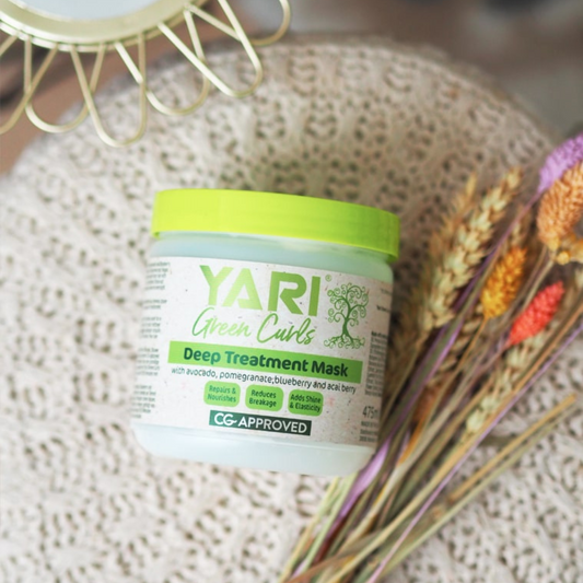 MyCurls.gr-Deep Treatment Mask 475ml https://mycurls.gr/products/deep-treatment-mask-475ml Yari Green Curls Deep Treatment Mask με αβοκάντο, ρόδι, βατόμουρο και acai berry. Ενυδατώνει σε βάθος και μαλακώνει τα μαλλιά, κάνοντας τα μαλλιά πιο λαμπερά, μεταξένια και απαλά. CURLY GIRL METHOD APPROVED. Ιδανικό για μαλλιά τύπου 1 (ίσια), τύπου 2 (κυματιστά), τύπου 3 (σγουρά) και τύπου 4 (afro)