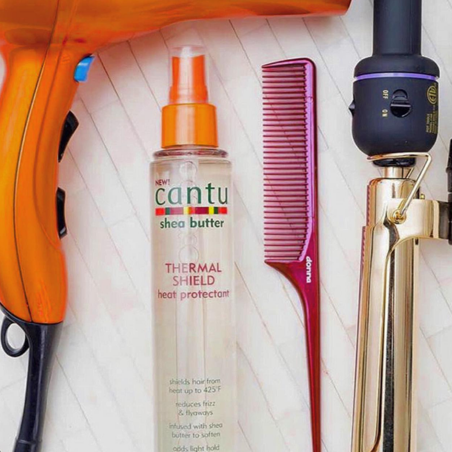 Cantu Θερμοπροστατευτικό Spray - Thermal Shield Heat Protector