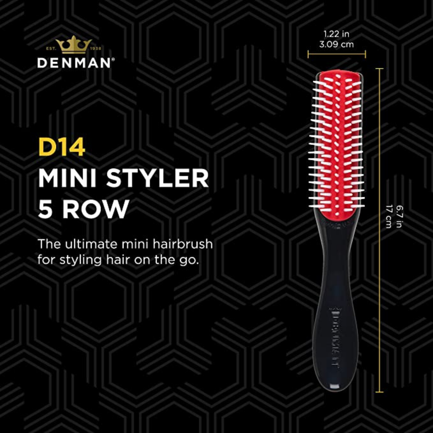 MyCurls.gr - Denman brush 5 row.