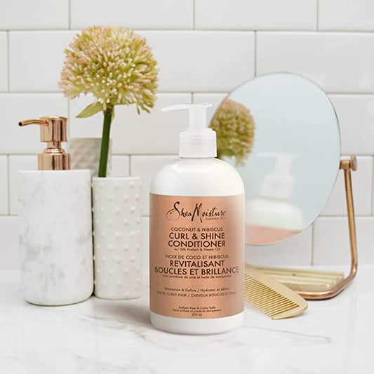 SheaMoisture’s Curl & Shine Coconut & Hibiscus Conditioner 379ml