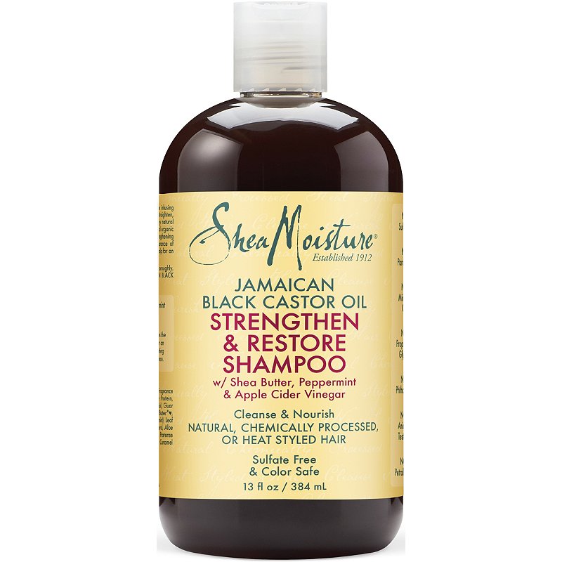 MyCurls- Shea Moisture Jamaican Black Castor Oil Strengthen & Restore Rins out Shampoo 384ml