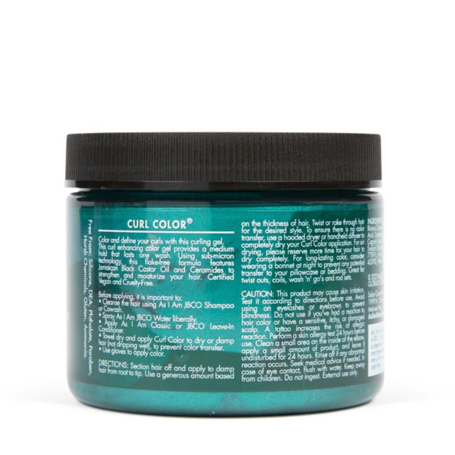 Curl Color  Dark Teal Green & Curling Gel 182ml
