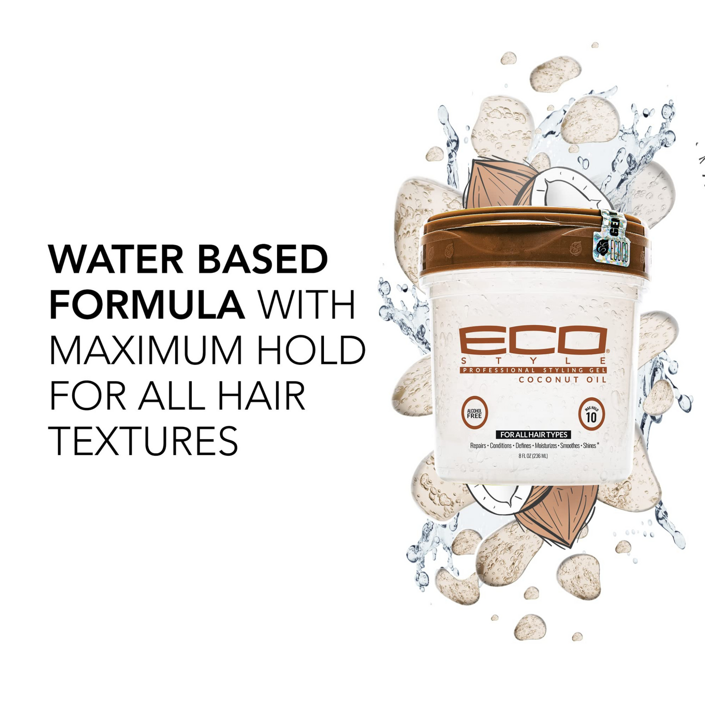 Eco Styler Gel  Coconut oil