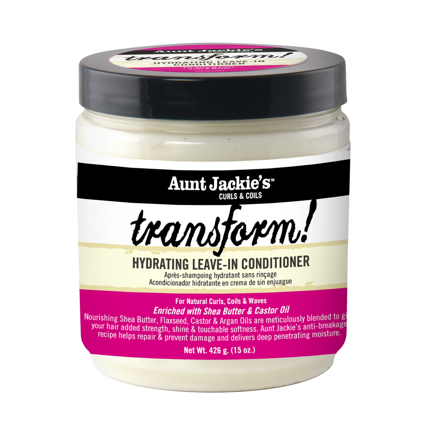 Transform! Hydrating Leave-in conditioner 426g aunt jackie's