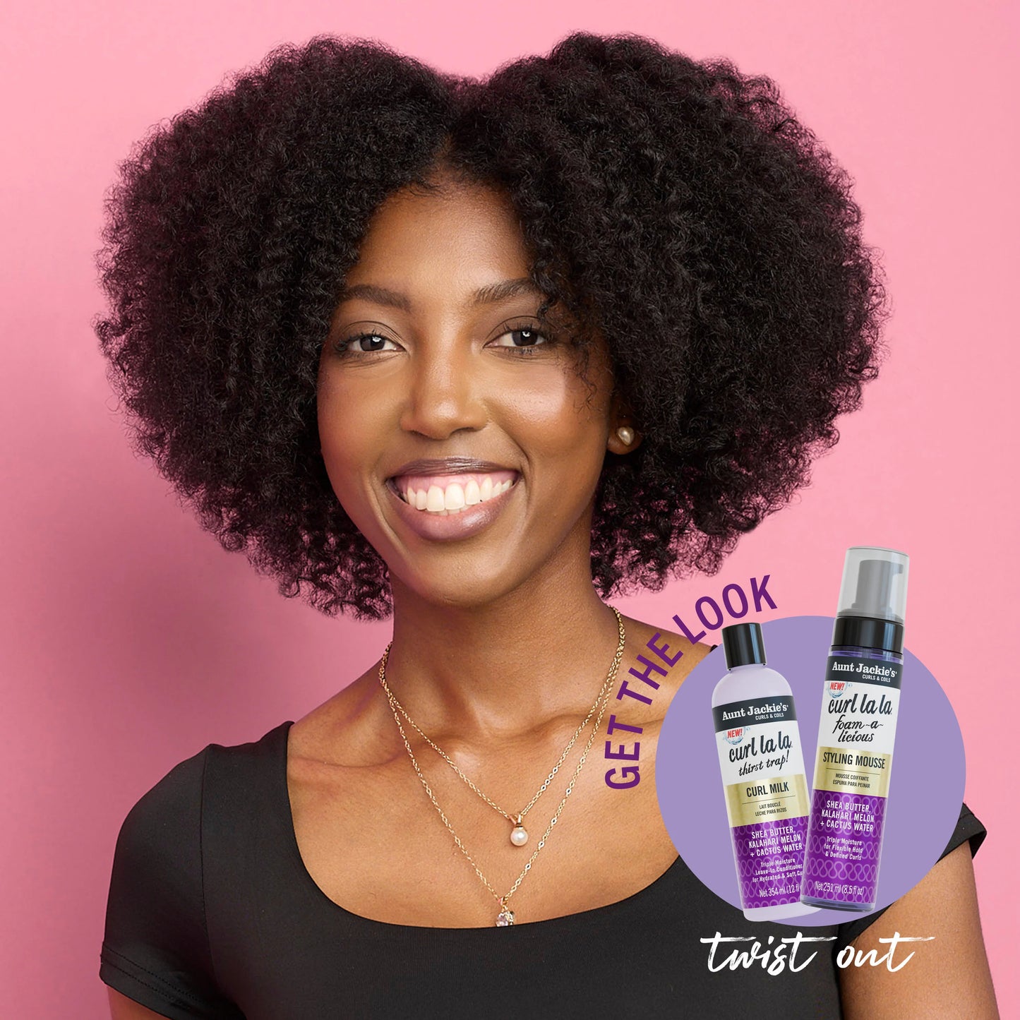 Aunt Jackie’s Curl La La Foam-A-Licious Styling Mousse 251ml