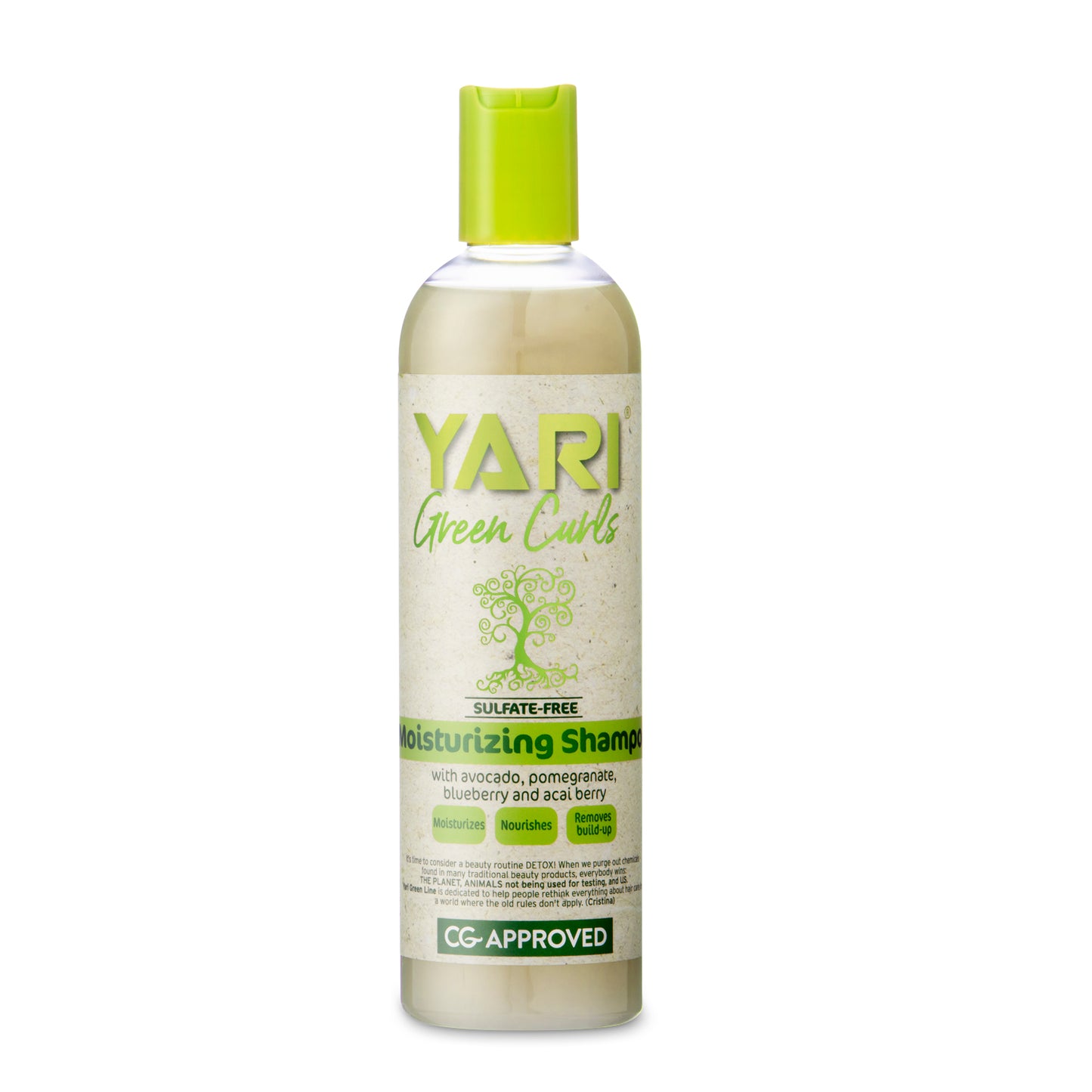 Yari Green Curls Ενυδατικό Σαμπουάν (355ml)