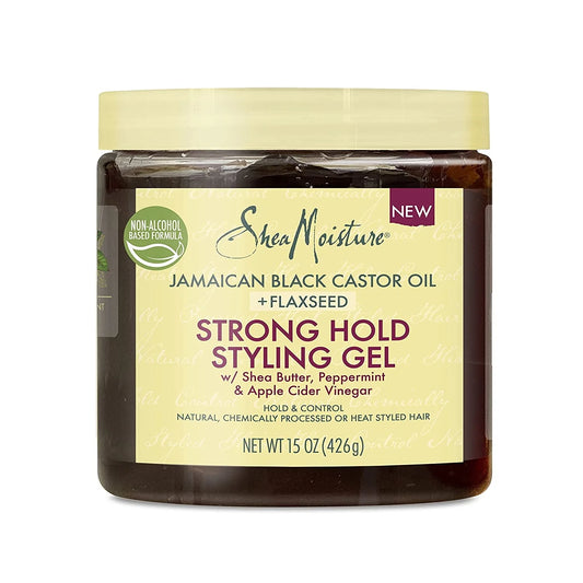 SheaMoisture Jamaican Black Castor Oil + Flaxseed Strong Hold Styling Gel