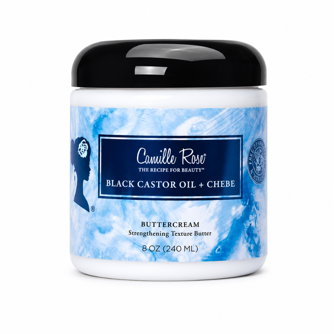 Camille Rose Black Castor Oil + Chebe Buttercream – 240ml