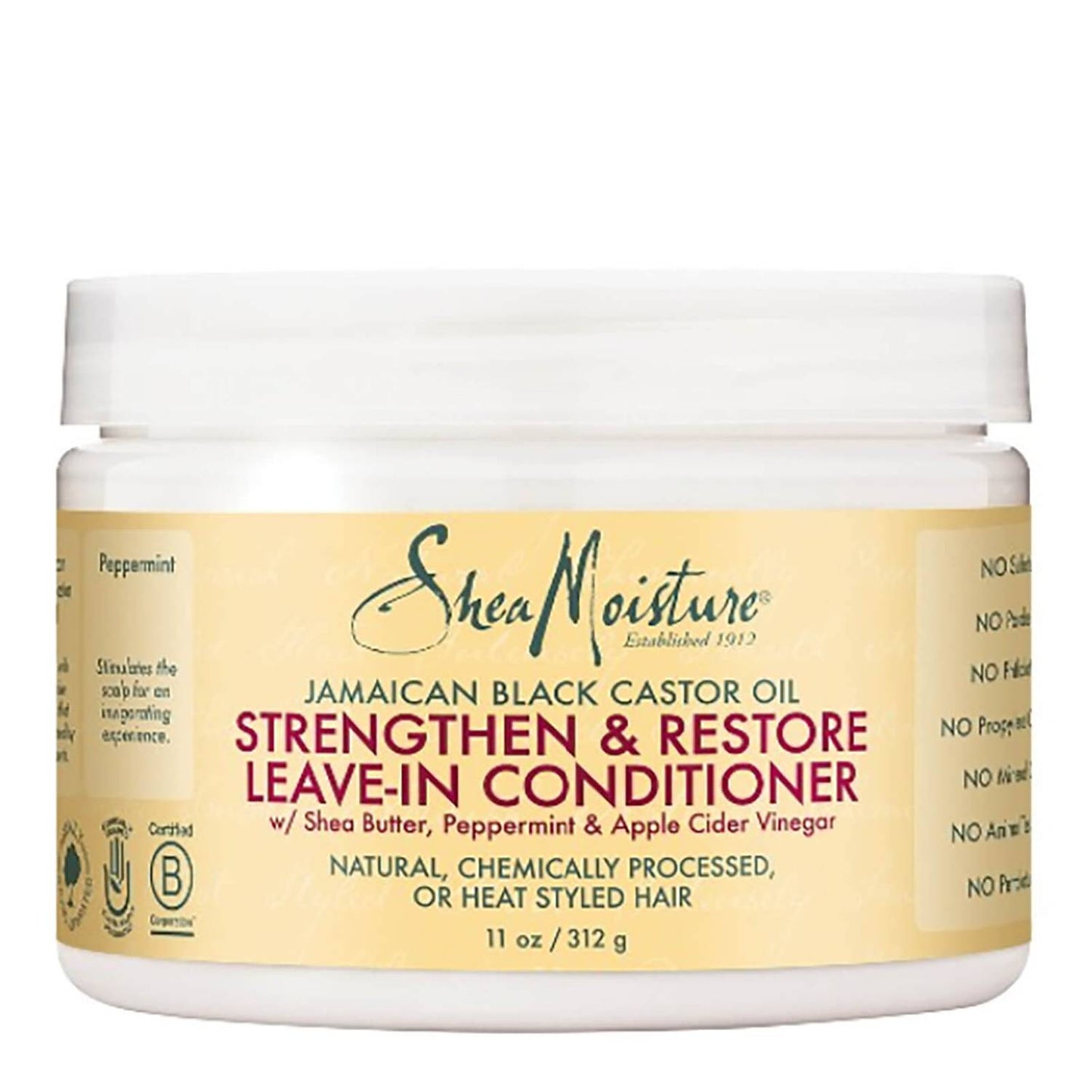 Shea Moisture Jamaican Black Castor Oil Strengthen & Restore Leave in Conditioner 