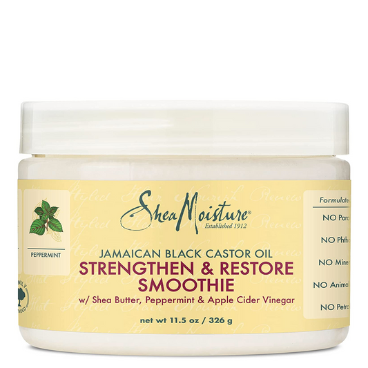 MyCurls.gr - SheaMoisture -Jamaican Black Castor Oil Strengthen & Restore Smoothie Cream 326ml