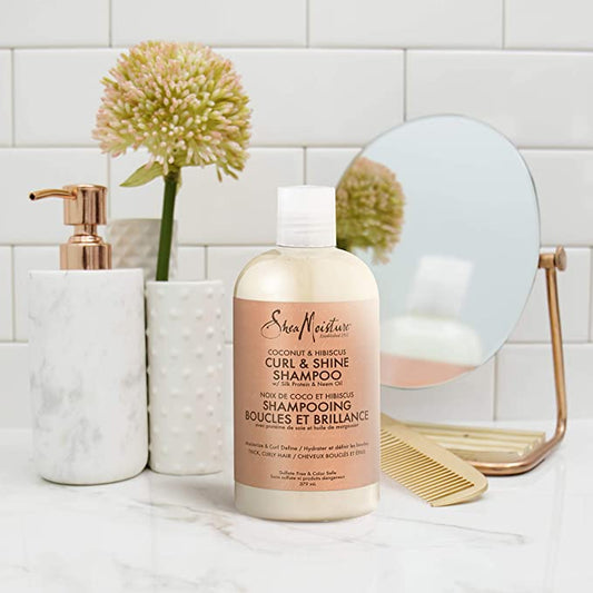 SheaMoisture’s Curl & Shine Coconut & Hibiscus Shampoo 379ml