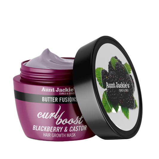 Curls Boost Blackberry & Castor Hair Growth Masque 227ml