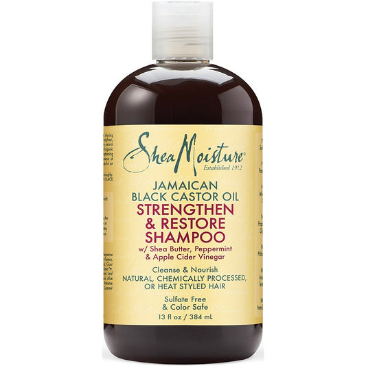  MyCurls- Shea Moisture Jamaican Black Castor Oil Strengthen & Restore Rins out Shampoo 384ml